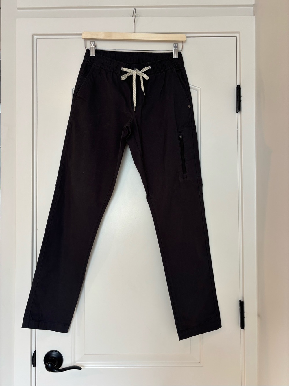 Vuori The Rise The Shine Ripstop Charcoal Gray Drawstring Climbing Pants XS - Picture 2 of 7
